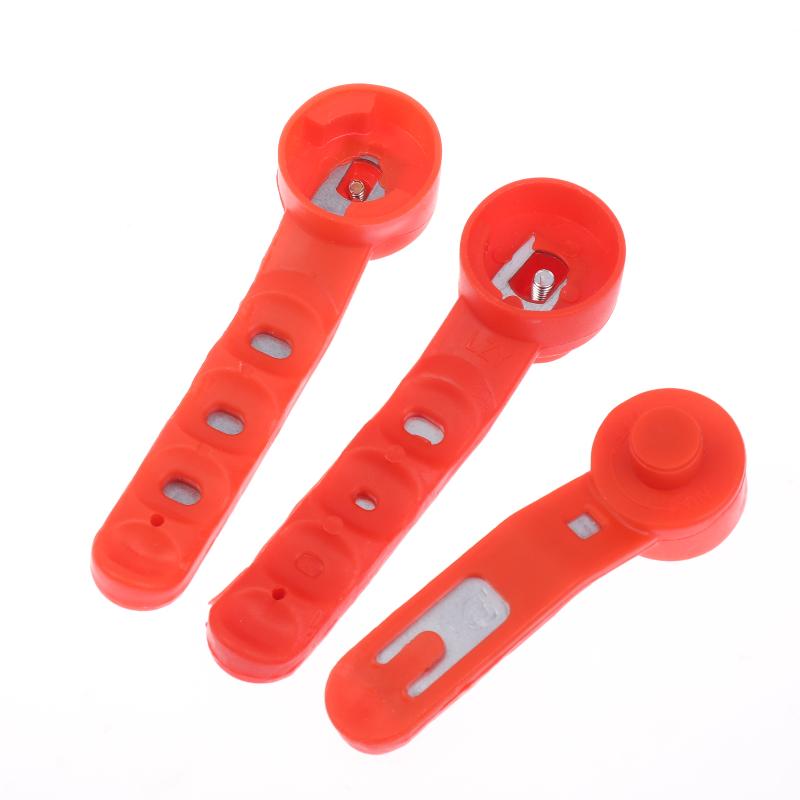 2Pcs High Quality Red Ball Valve Handle Replacement Iron Long Handle Leak Proof Universal For Gas Pool Faucet Water Garden