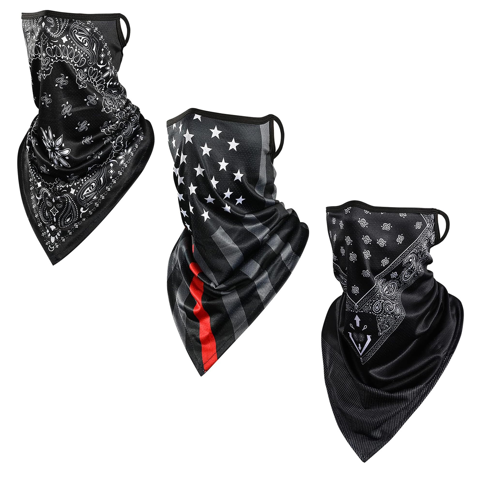 

YBRAVO Cool Face Cover, Neck Guard, Over the Ear, UV Protection, UPF 50+, Sun