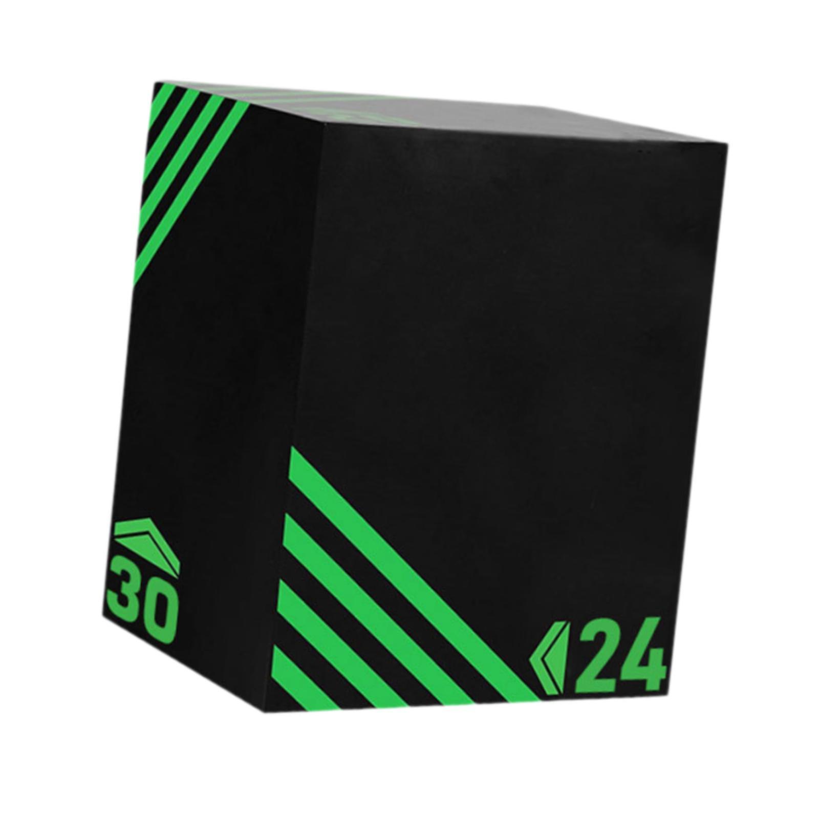 

Plyometric Jump Box Portable Versatile Anti Slip Plyo Box 3 in 1 Agility Box for Jumping, Strength Training, Conditioning
