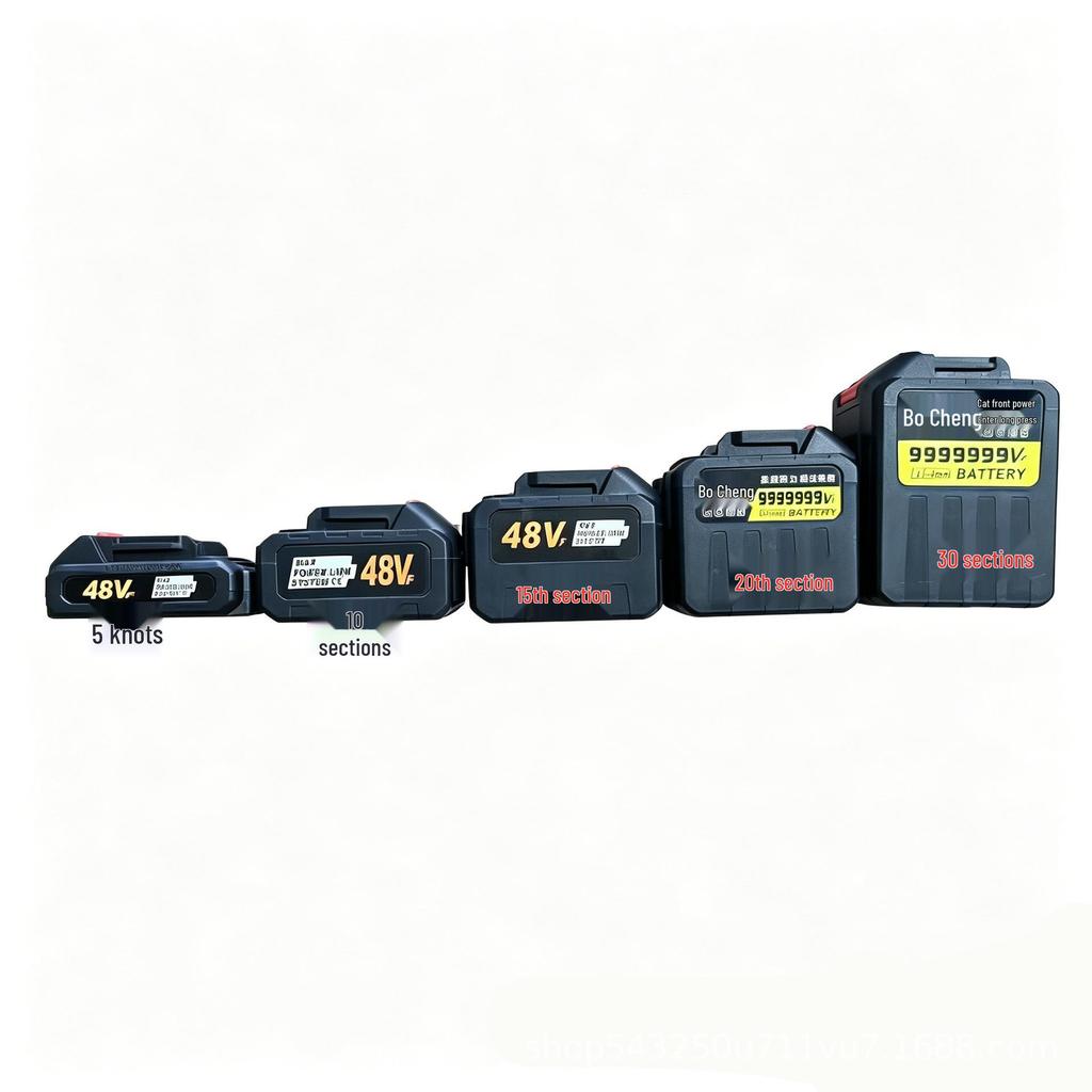 21V Lithium Battery Power Tools: Angle Grinder, Electric Drill, Chainsaw, Wrench