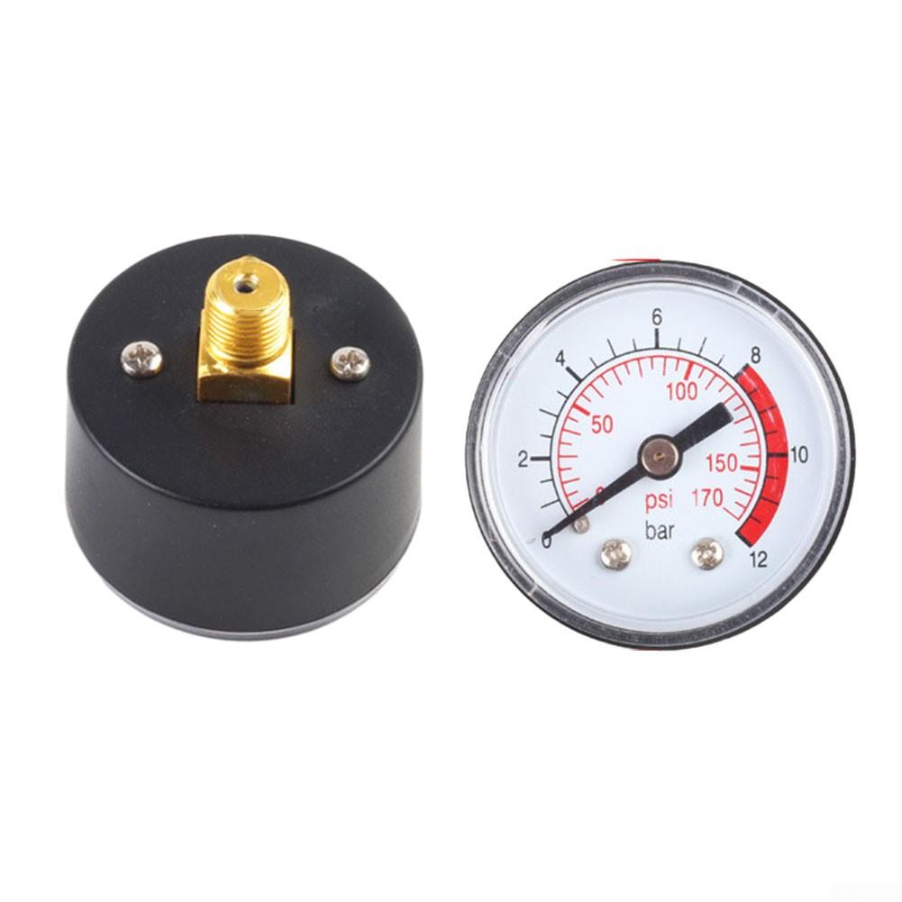 Easy to Read Dial Measure Air Pressure 0 170 PSI (0 12 Bar) Compressor Gauge