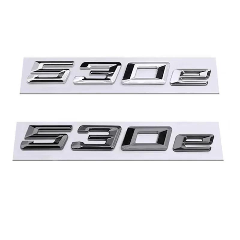 Sticker Emblema Lettere Logo Bagagliaio Auto in ABS per BMW 316e 318e 320e 323e 325e 330e 335e 530e E46 E90 E91 F30 F31 F34 G20 G30