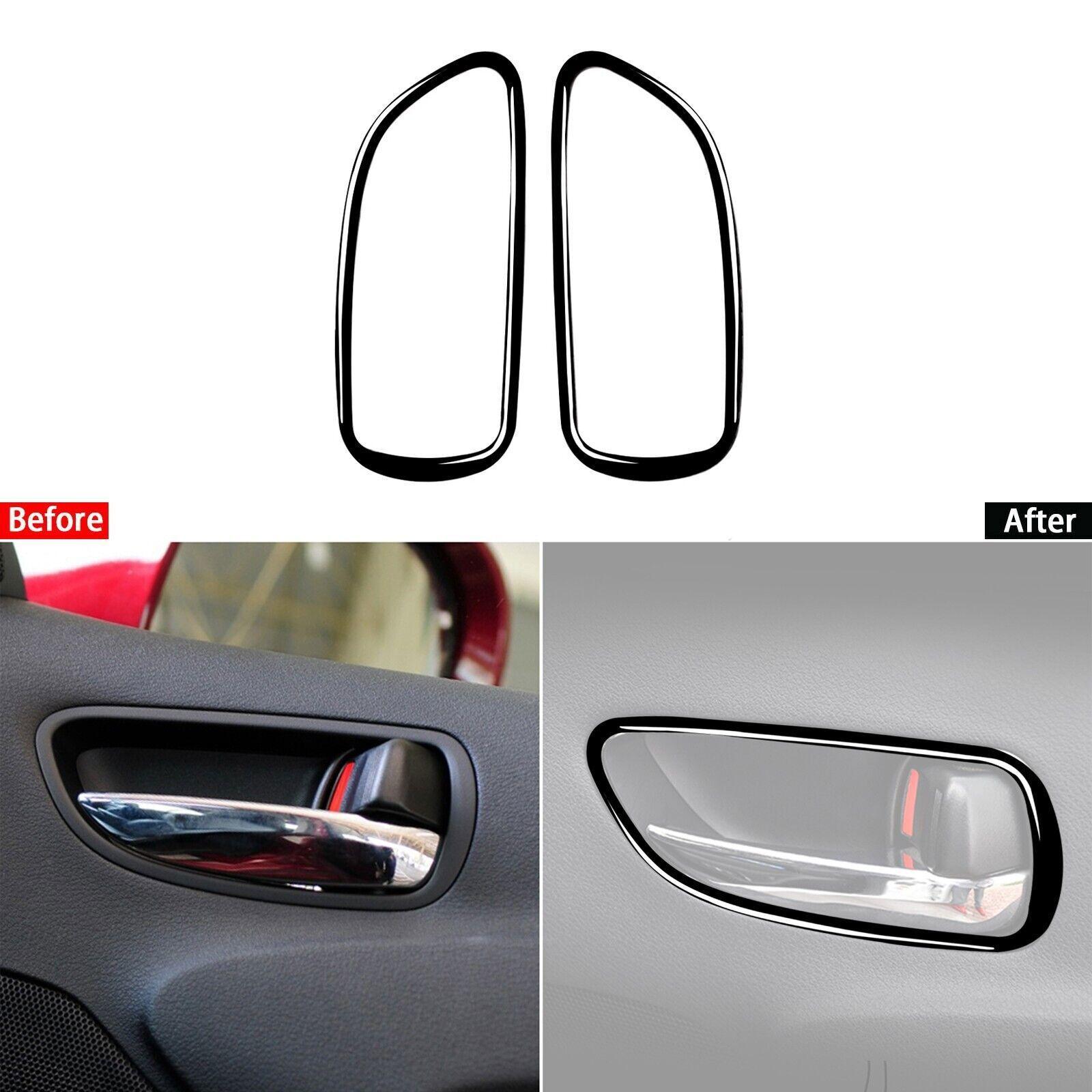 Glossy Piano Black Interior Front Door Handle Cover For Lexus IS250 IS350 06-12
