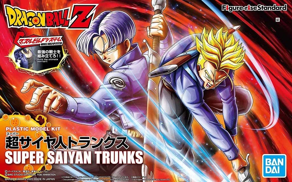 Standard Dragon Ball Super Saiyan Trunks Plastic Model Figure-rise (Renewal) Color-coded
