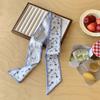 Retro Floral Scarf Ribbon Long Scarves Luxury Scarf Headband  Dress Decor