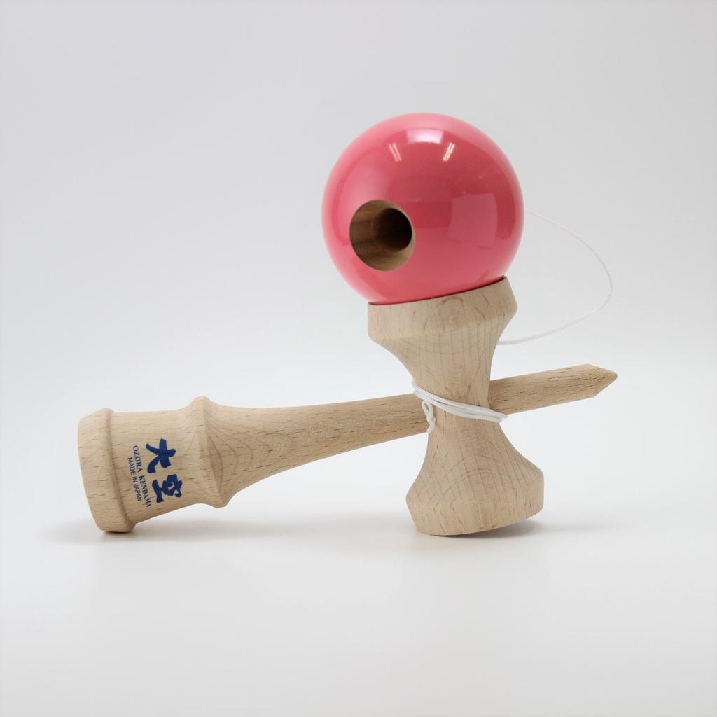 Langs Japan Yamagata Koubou Competition Kendama Kendama Association Solid Color "Ozora" (Japan Certified) (Pink)