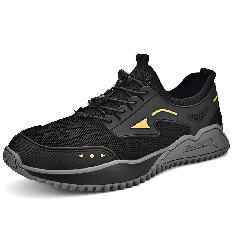 Fashion Summer Men's Casual Shoes Outdoor Breathable Mesh Men Shoes Fashion Casual Sneakers Flat Men Moccasin Shoes Soft Walking Shoes