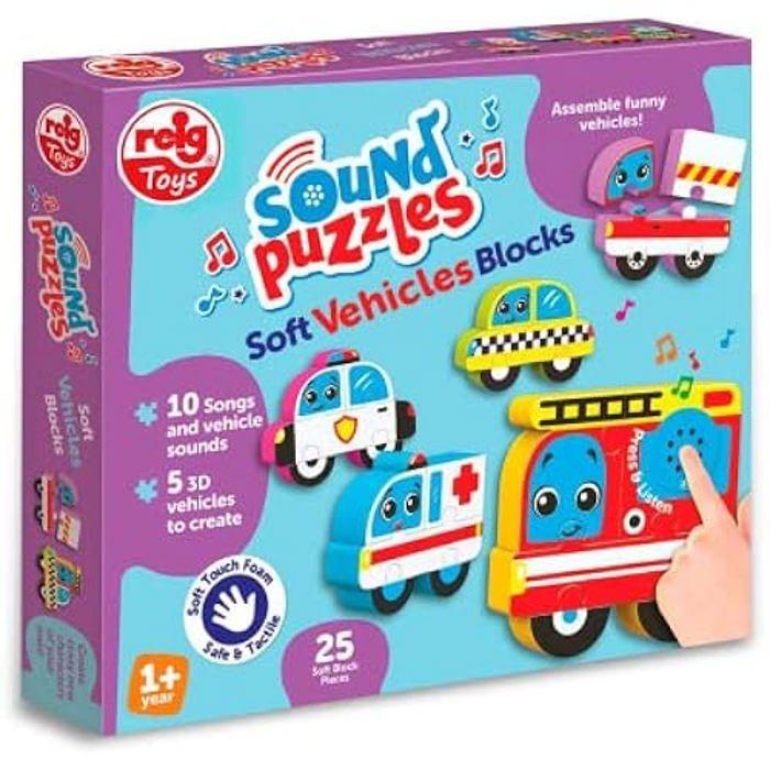 

Puzzle sonore - CLAUDIO REIG - Voitures - Blocs et figurines - Pour enfants - Mixte чистий