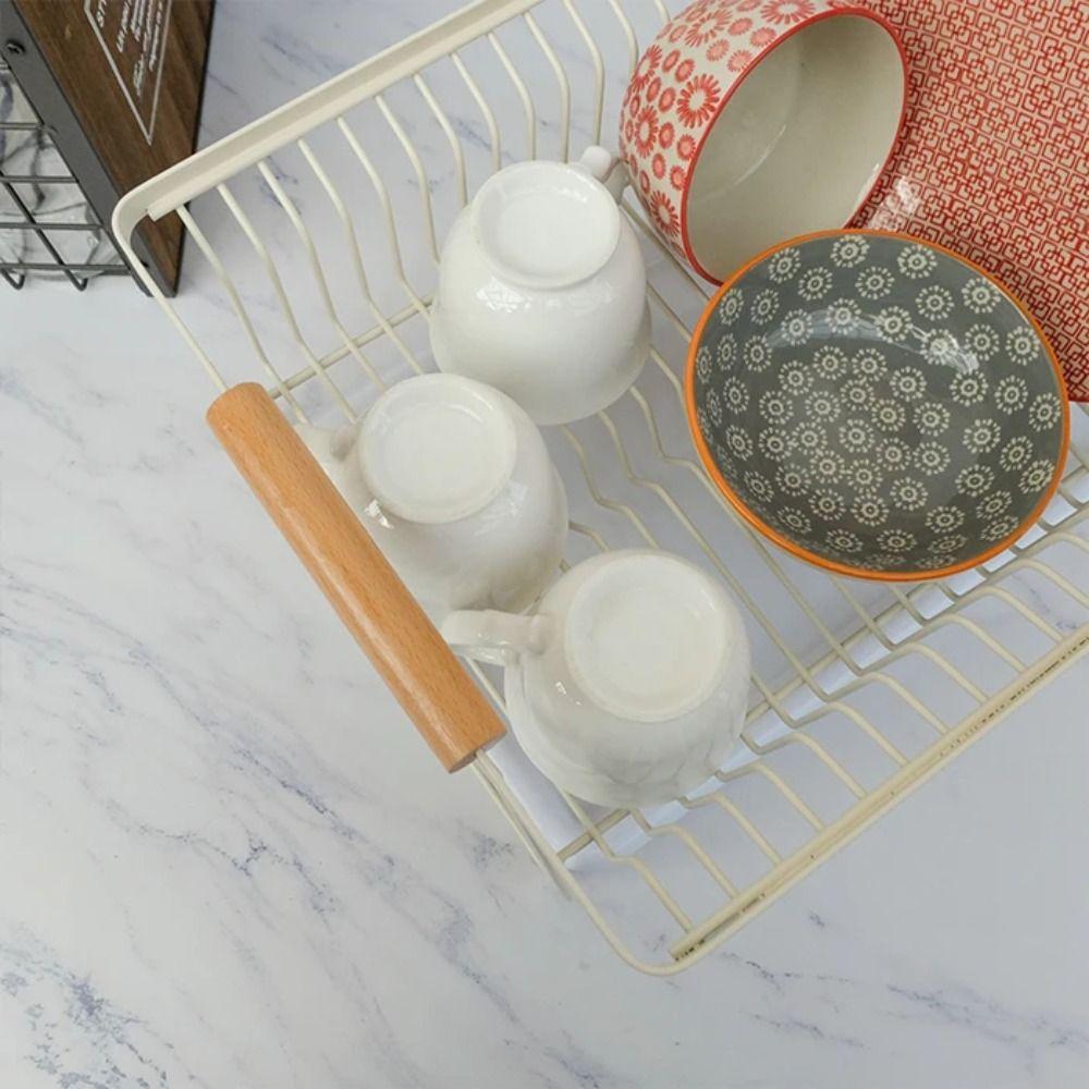 Japanese-Style Dish Rack Tableware Simple Drain Rack Draining Rack  Bowl and Chopsticks