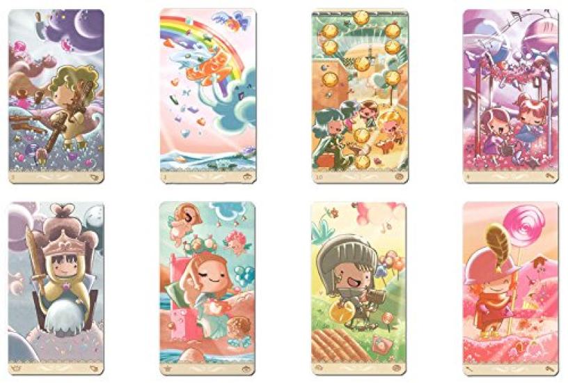 Nichiyu Tarot Waite Fortune Telling Design Overflowing with Happy Includes Japanese Booklet Cards, 78-Card, Edition, [Authentic] [Happy Tarot]