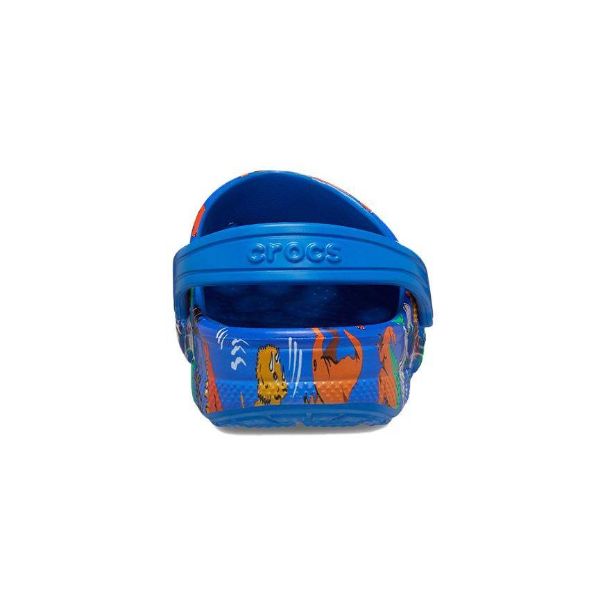 Crocs Eva Fashion Casual Non-Slip Durable Low-Top Walking Shoes Baby Shoes Deep-Blue 209729-4JL