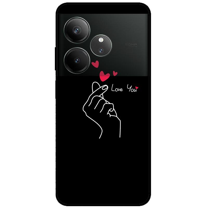 

For Realme GT 6 Case 6.78 Black Silicone Soft Phone Case For Realme GT6T Back Cover Case RealmeGT 6 GT6 Shockproof Coque Capa realme GT 6T