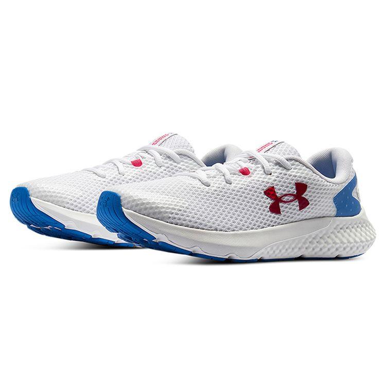 Under Armour Charged Rogue 3 Comfortable Sports Fashion Mesh Low-Top Casual Running Shoes Women sneaker White 3025756-101