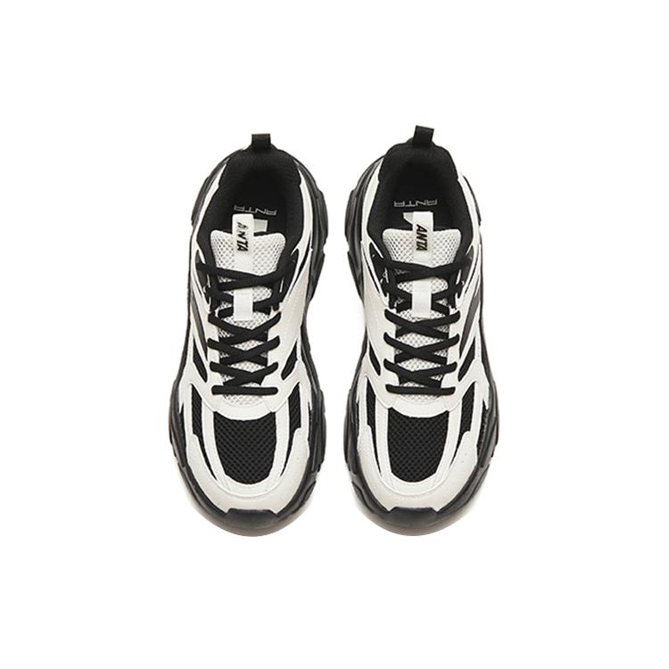 Anta Life Collection Comfortable Low top Casual Shoes Women's Black White 122258891-3