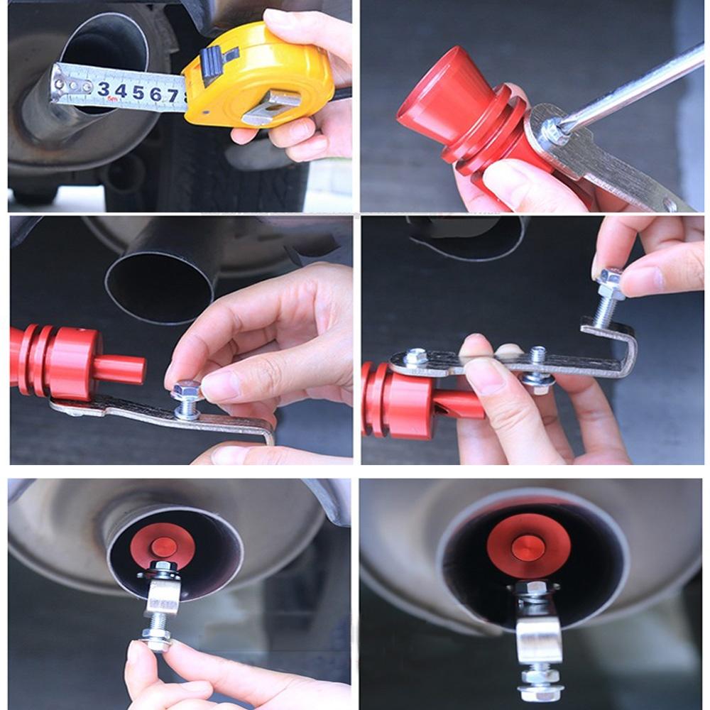 Sound Whistle Muffler Exhaust Pipe Auto Blow-off Valve Simulator for Universal Simulator Whistler