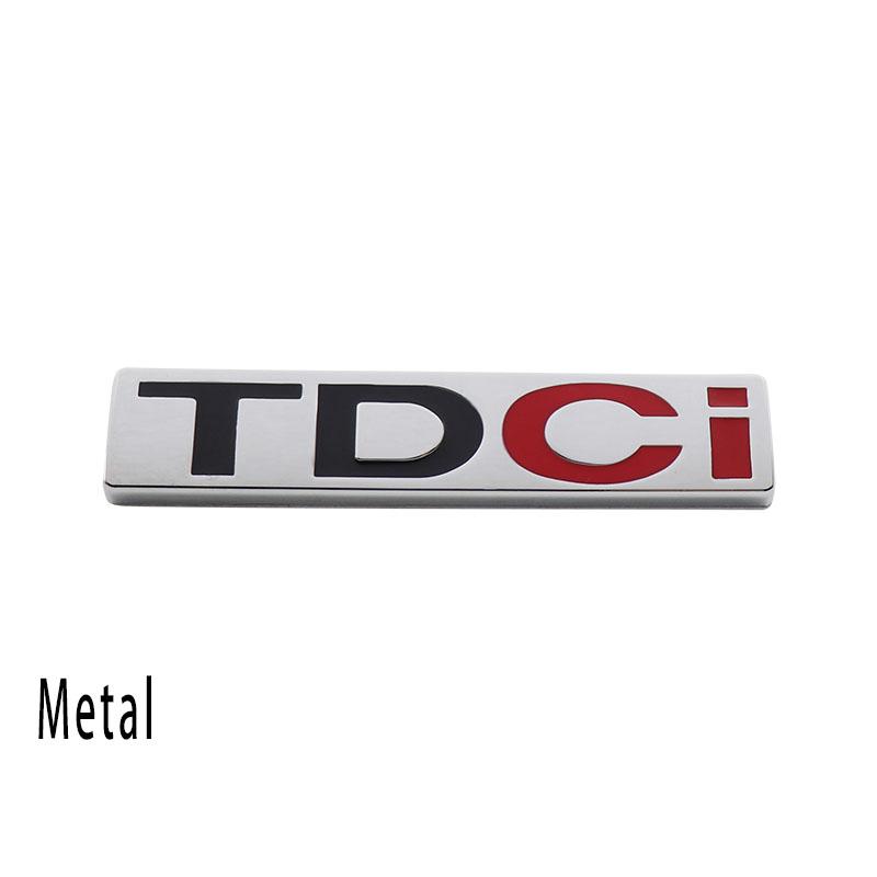 

3D Премиум TDCI для автомобиля Капот Крыло багажник Задний капот Шильдик Наклейка Эмблема Значок Наклейка metal-chrome-black