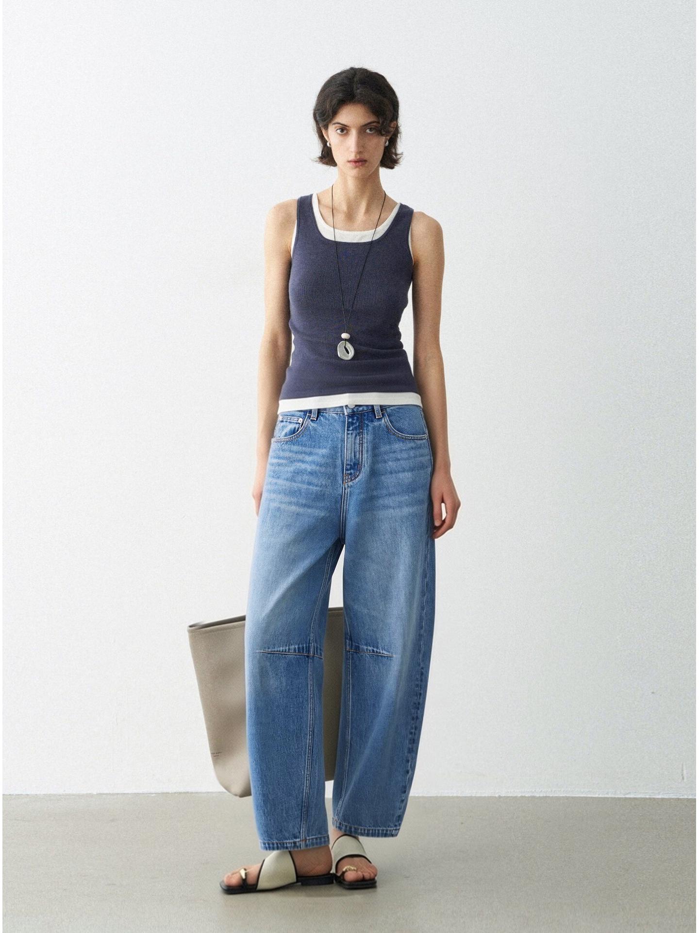 2026 Spring/Summer High-End Turkish Weave Slimming Scimitar Pants L