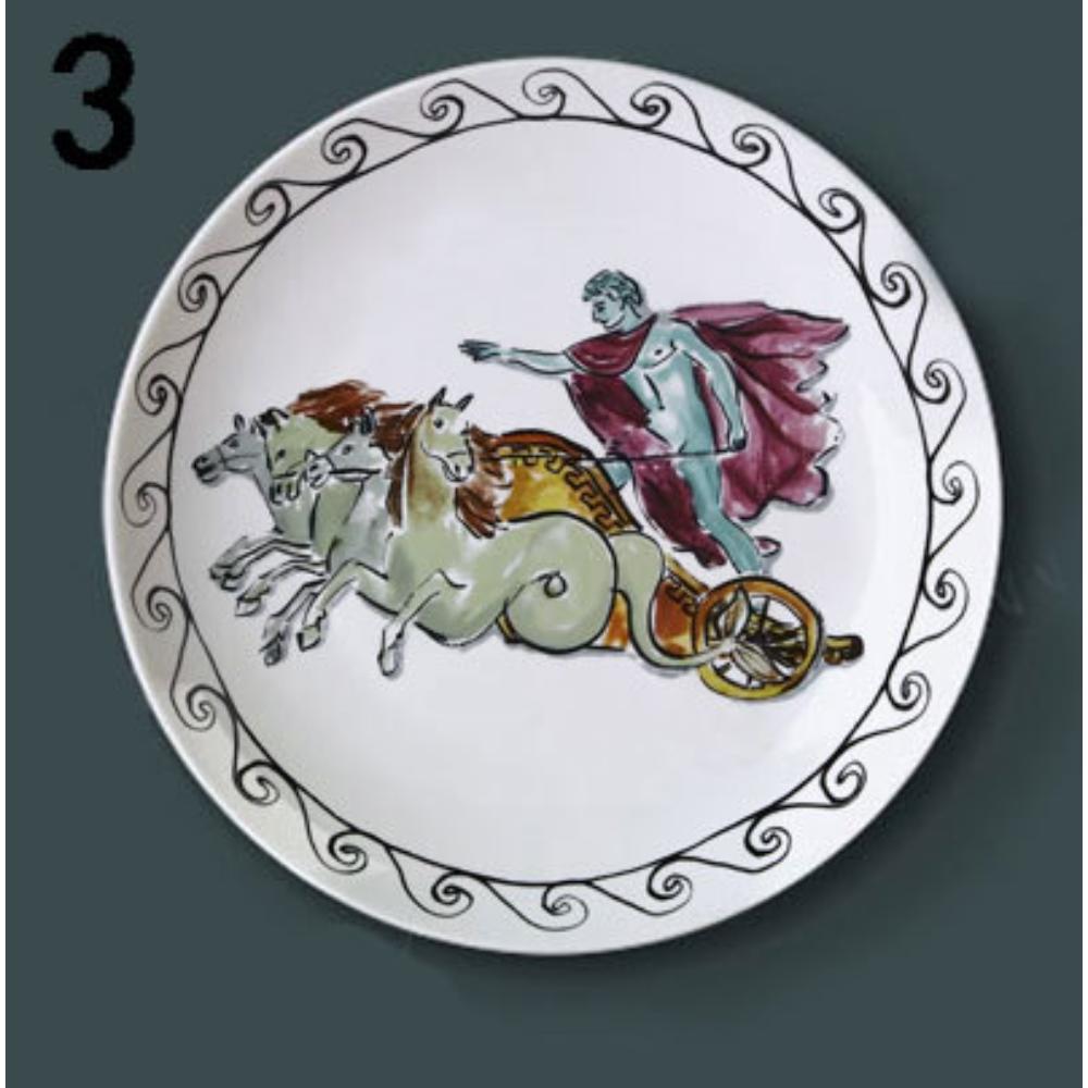 8’‘ Italian Ginori 1735 Neptune Journey Ceramic Plate Wall Decor for Living Room Bedroom