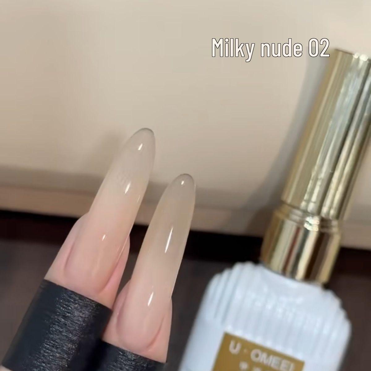 UOMEEI All-in-One Semi-nude Whitening High-grade Nail Gel Polish