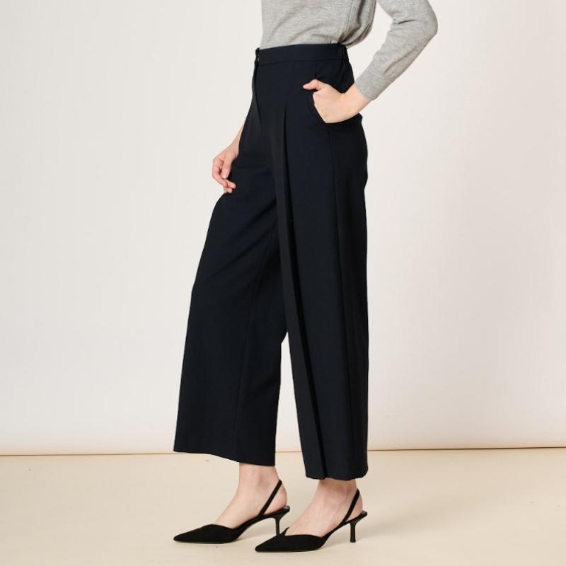 Bcbg Back Banding Wide Pants B3f8p322