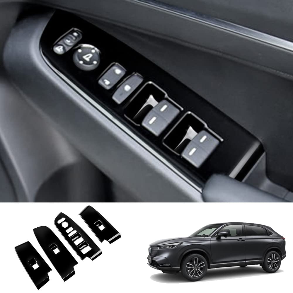 

Onami Honda Vezel Window Switch Lift Window Button Switch Interior Drive Compatible with the New Honda Vezel RV Panel, Panel, Panel, Right-Hand Only, чёрный