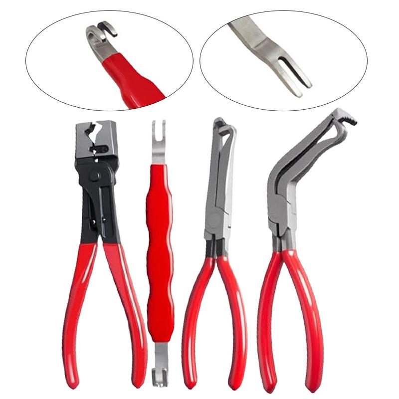4 Pcs Electrical Disconnect Removal Pliers Electrical Connector Separator Tool For Cars Wire Cutter Crimping Tool