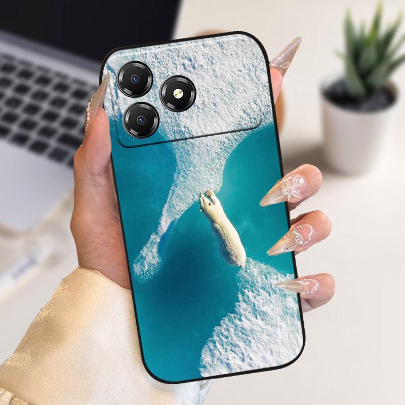 Phone Case For ZTE Blade A36 BladeA36 Fashion Cartoon TPU Soft Silicone Back Cover For Nubia A36 4G Z2472 Camera Protective Capa