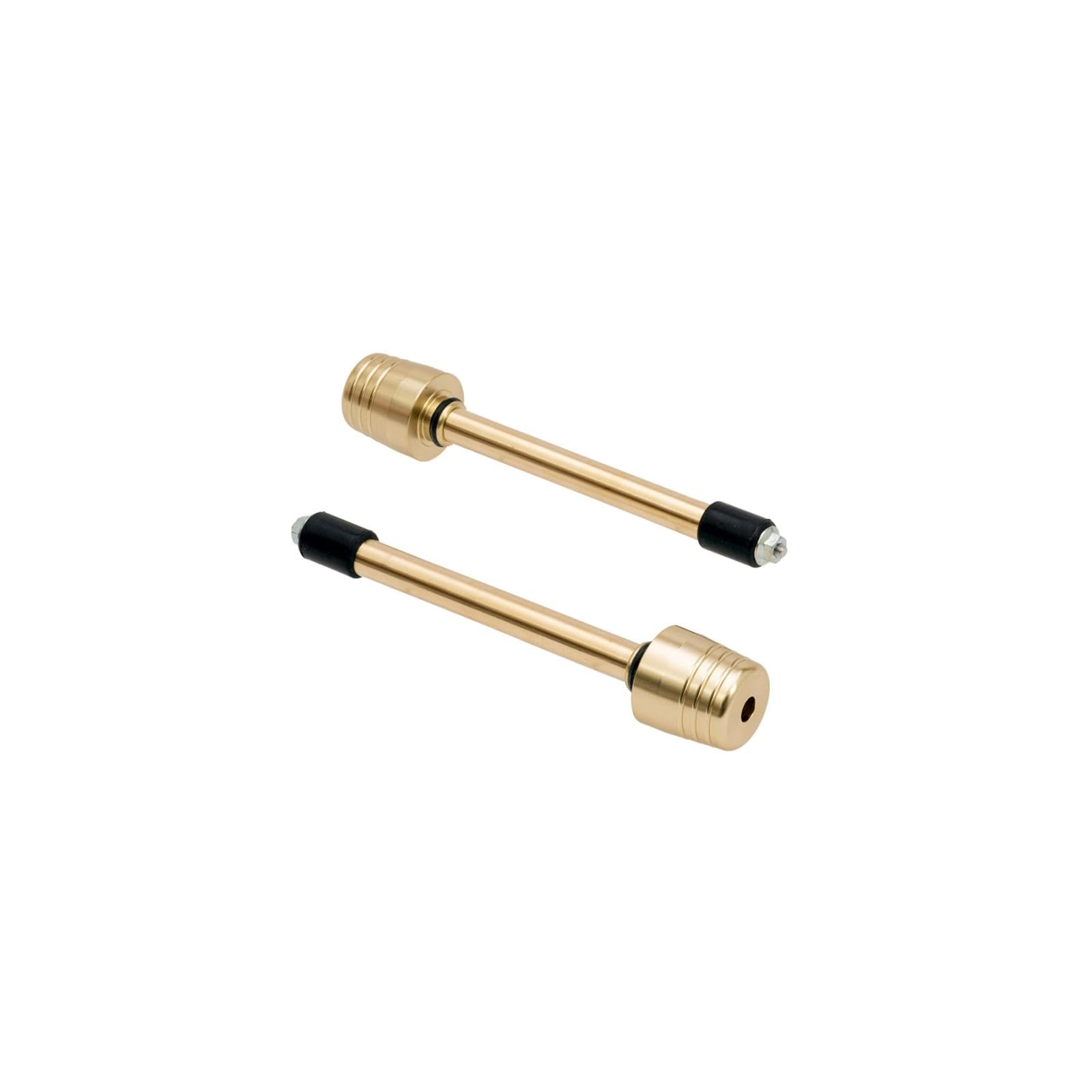 

EFFEX Handlebar Big Bar Ends for Steel Handlebars Inner Champagne Set of 2 Weights, (18-19mm Diameter), Gold, (EBB311G)
