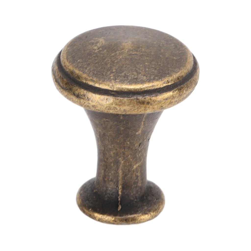 10 Sets Einzelloch-Griffe 20x25MM Ersatz Einzelloch Schubladen-Schrank Runde Griff-Dekoration