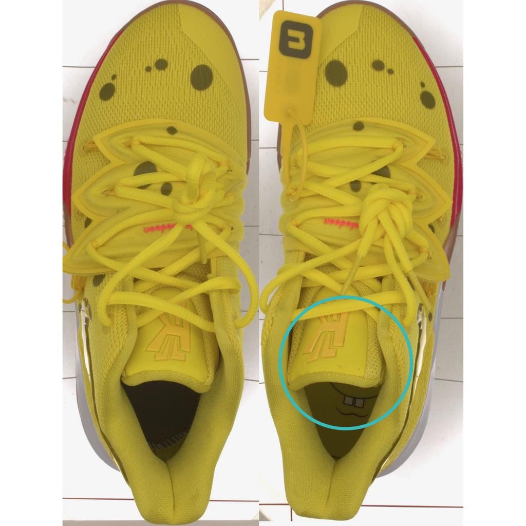 Pre-owned Nike SpongeBob SquarePants Kyrie 5 5 GS CJ7227-700-P26075761635533