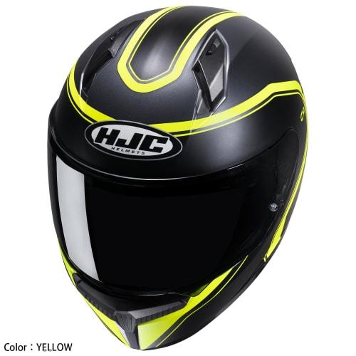 HJC HELMETS Motorcycle Helmet Full Face Ventilation Internal Removal C10 Ellie HJH235 BLACK L (58 - 59cm)