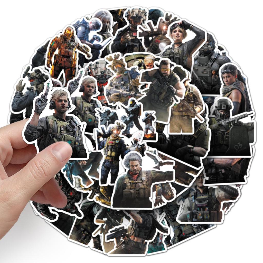 Delta Force Shooting Game Stickers - 50 Cool Trendy Designs for Computers & Water Bottles