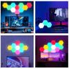1 Set Hexagonal High Brightness Stepless Wall Lamp Dimming Multiple Lighting Modes Touch