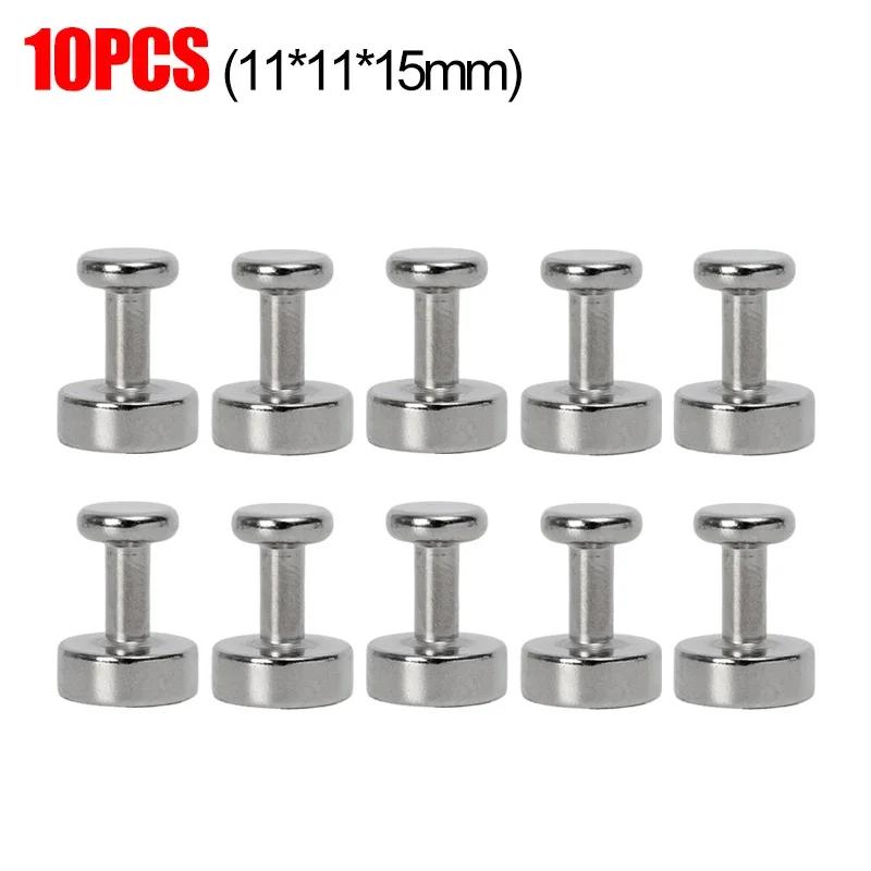 24/2PCS Neodymium Magnetic Thumbtacks Suction Cup Strong Magnet Push Pin for Refrigerator Whiteboard Kitchen Office Magnets Hook
