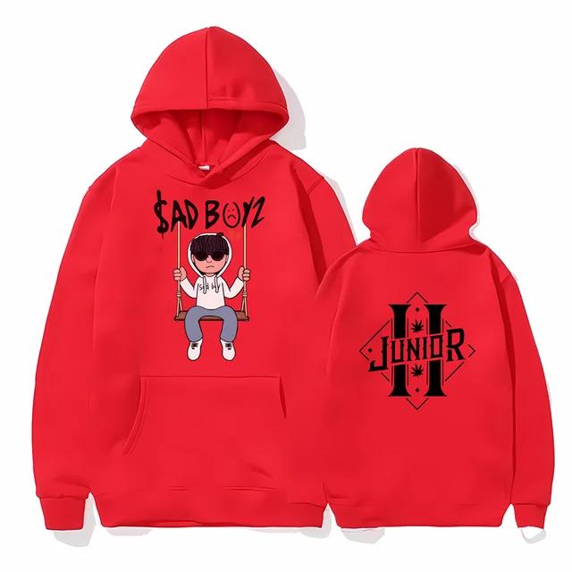 Sad Boyz Junior Hoodie Autumn Winter Men's Cotton Pullover Hoodie Warm Oversize Loose Long Male High Street Harajuku Hoodies2024