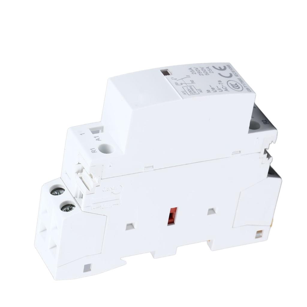 Small Contactor Heat Resistant Multifunctional AC Contactor for Lighting Circuit Control Household Appliances 220V‑250V