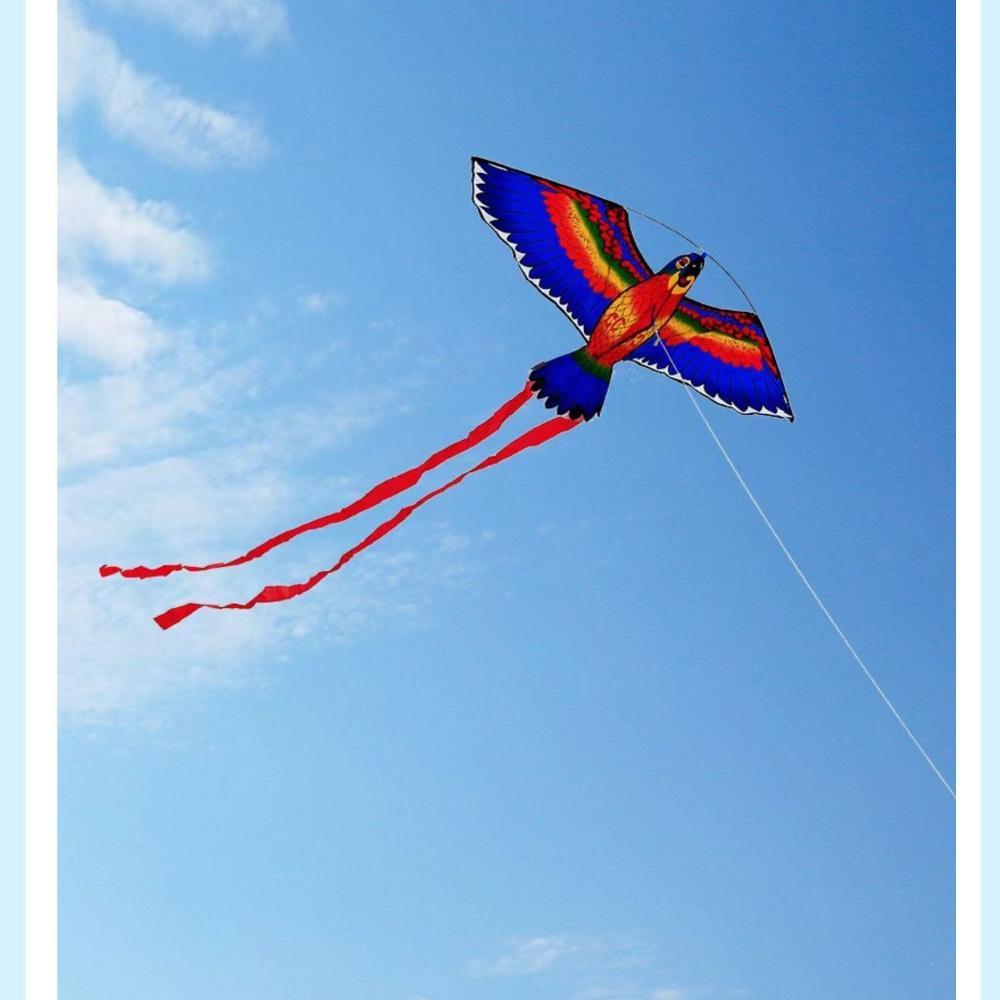 with Line Parrot Kite Cartoon Animal Outdoor Fun Sports New Parrot Flying Toys  for Kids