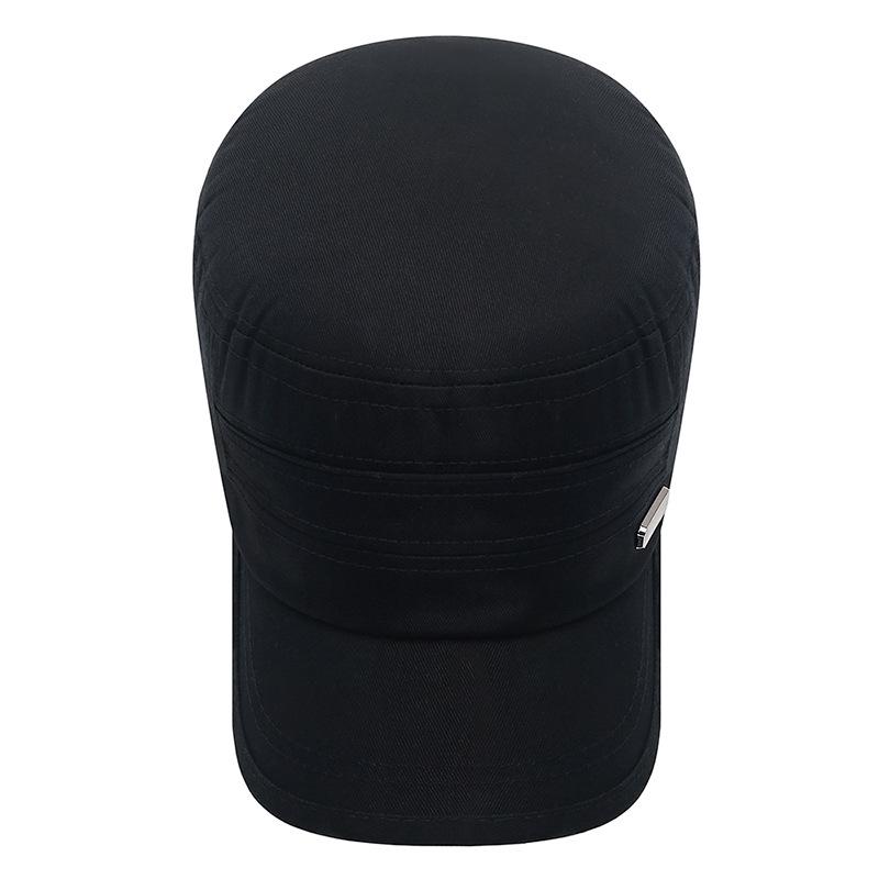 Zhen Yueqi Men's Korean Style Casual Sunshade Flat Top Cotton Hat