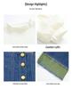 Toddler Girl 2025 Spring/Autumn Vest & Denim Pants Set
