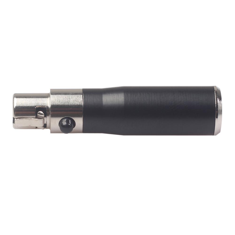 Mini XLR 3 4 Pin Female Audio Adapter Mic Audio Adapter Audio Connector Adapter Universal Microphone Audio Equipment