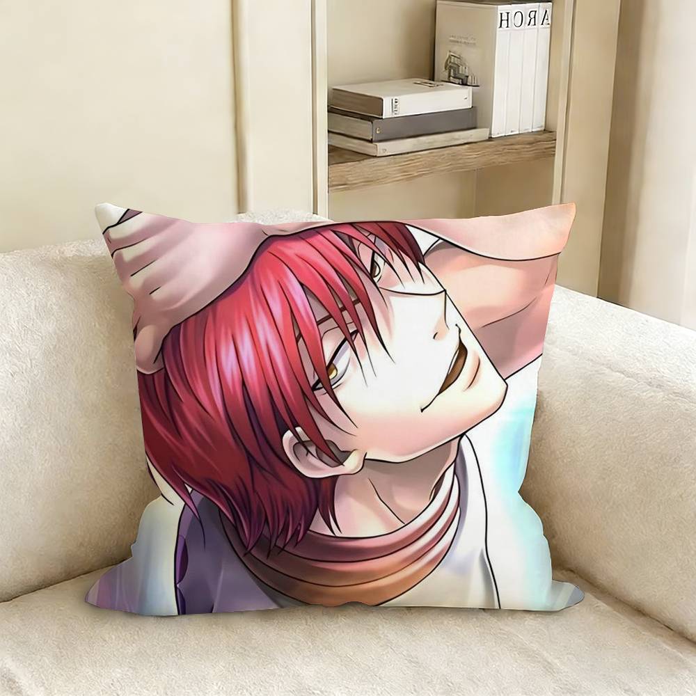 HHisoka HHunter X Hunter Pillow Cover Sofa Cushion Cover Home Room Decoration Children Gift