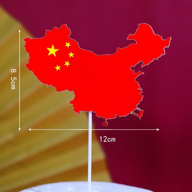 Astronaut National Flag & China Map Ornament
