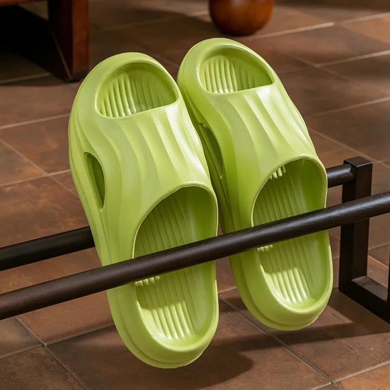 Fashion Soft Sole Platform Slippers for Women Summer Home Thick Bottom Cloud Slides Woman Sandals Non-Slip Comfort Beach Flip Flops