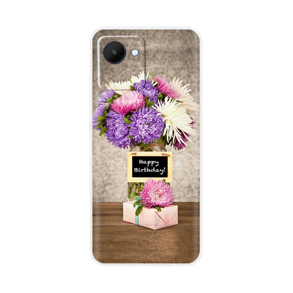 Etui Torba na Telefon Komórkowy Do Realme C30 Etui RealmeC30S Pokrowiec Do OPPO Realme C30S C30 s RealmeC30 Miękki Przezroczysty Silikonowy Tylny Pokrowiec