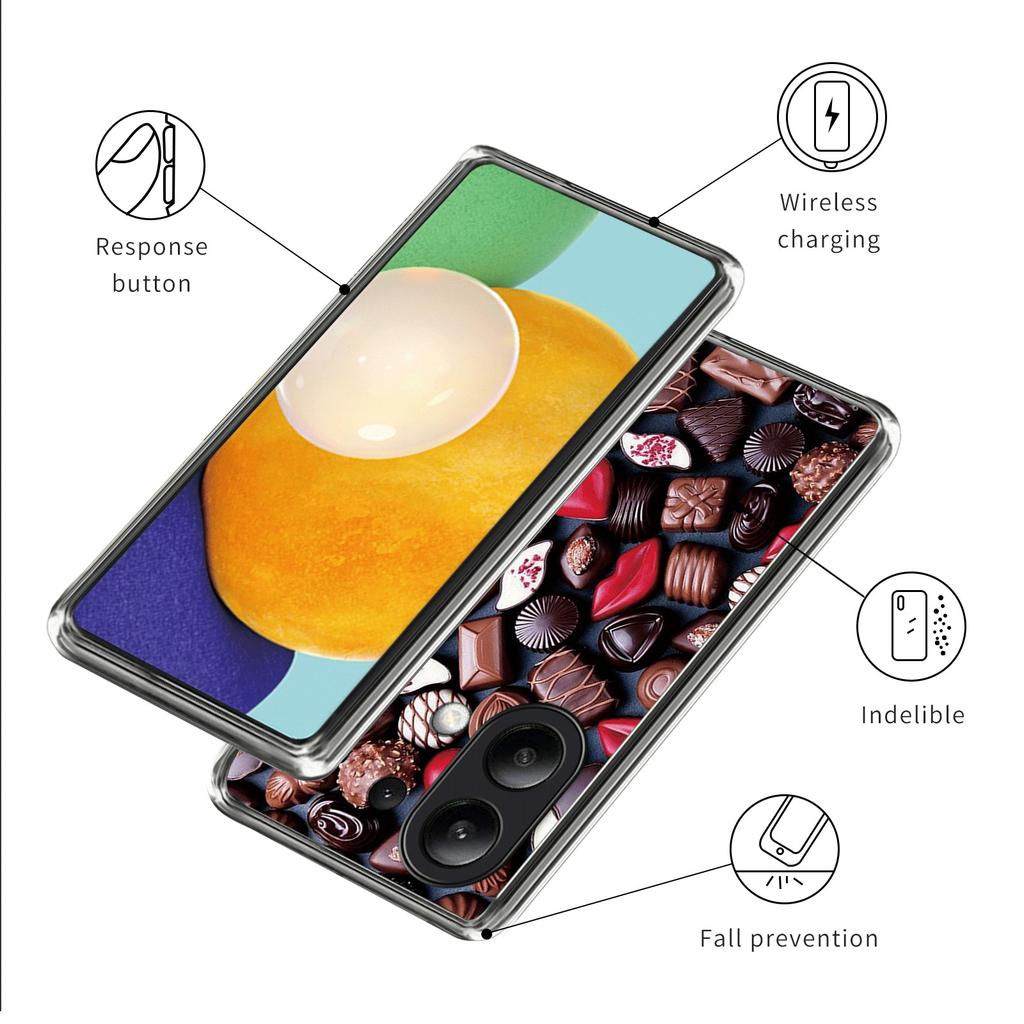 For Xiaomi Redmi Note 13 4G TPU Case Pattern Printing Slim Phone Cover