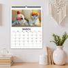 1 Stück, 2026 Hochauflösender Katzenkalender - Lustige Katzen, 12 verschiedene Designs, Kalender, Geburtstag, Weihnachten, Neujahrsgeschenke
