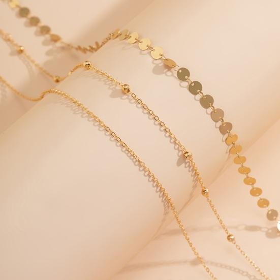 Women Waist Chain Double-layer Sequin Adjustable Length Hollow Out Belly Dance Performance Waist Jewelry Parties Festivals Nightclub Body Chain