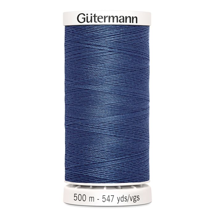 All-textile Thread 100% Polyester 5 Spools of 500m 701920 - Att 68 - Blue Gray