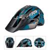 Bicycle Helmet MTB Mountain Bike Integrated Forming Riding Helmet with Warning Light Safety Helmet