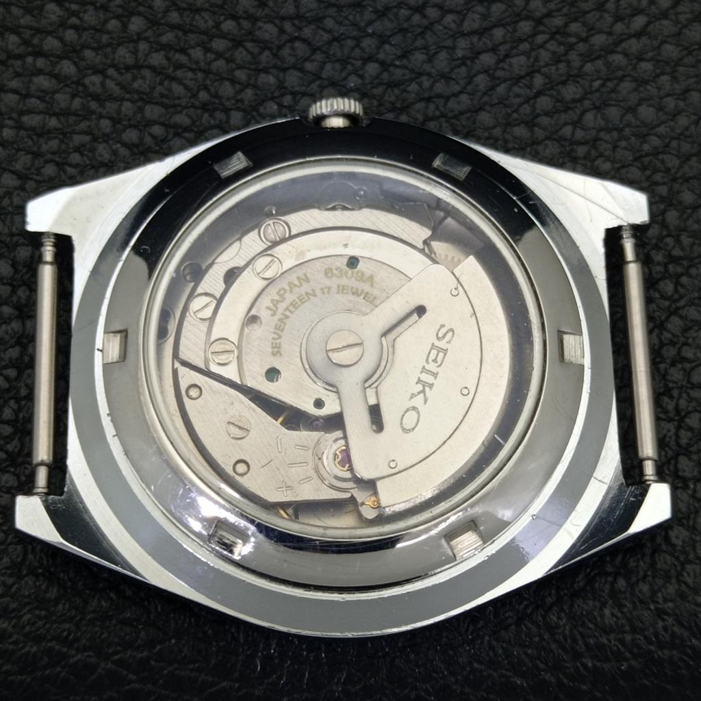 VINTAGE REFURBISHED SEIKO 5 AUTOMATIC 6309A JAPAN MENS GREEN WATCH a441334-5 Sk-a441334